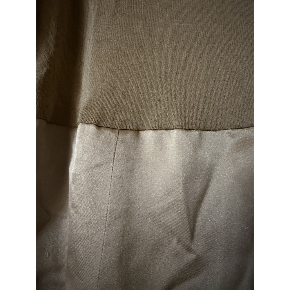 Vtg Heidi Weisel Silk Mini Slip Dress Champagne USA 90s Y2K Minimalist Luxury - Picture 4 of 16